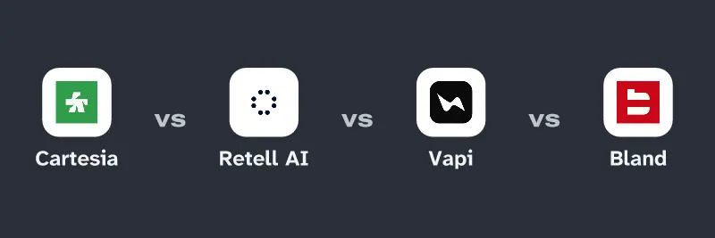 Cartesia vs Retell AI vs Vapi vs Bland.