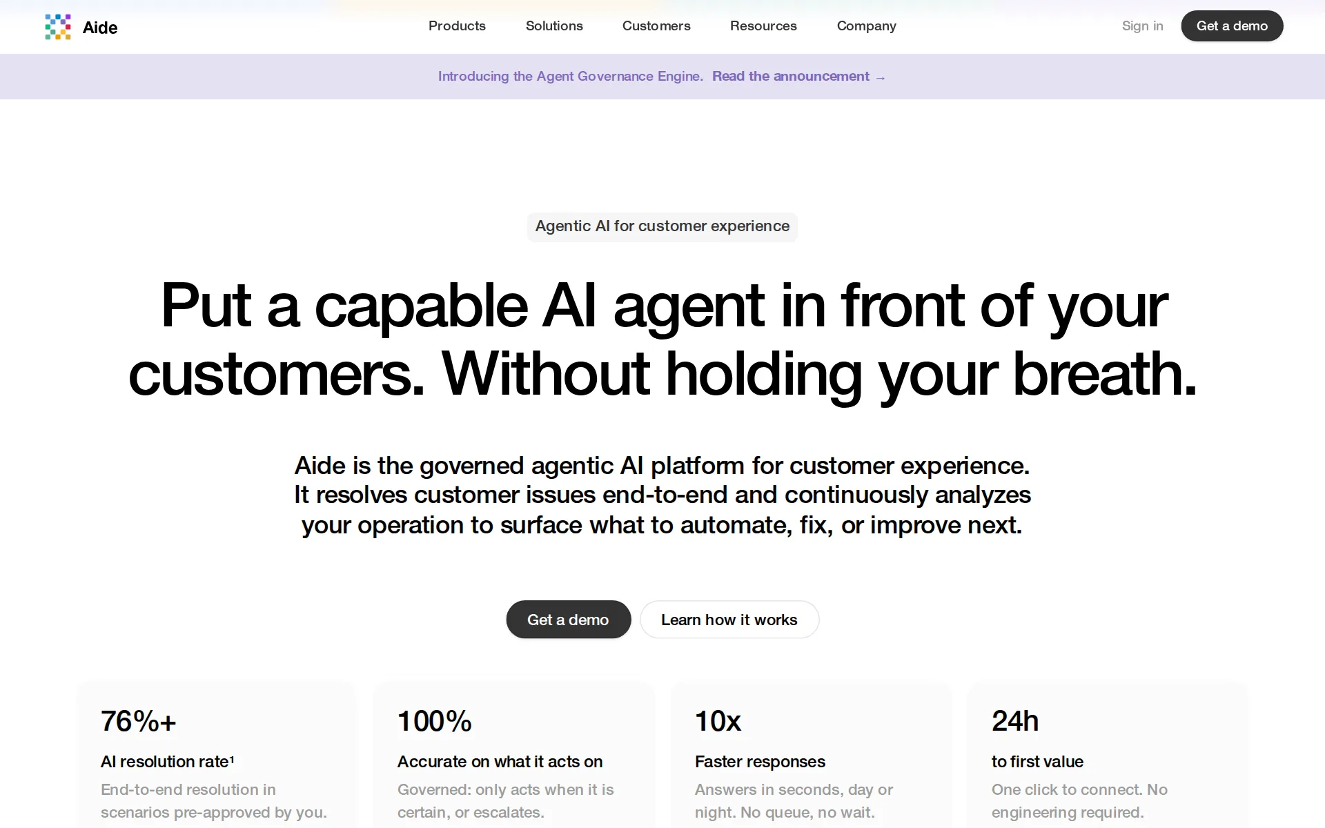 Screenshot of Aide