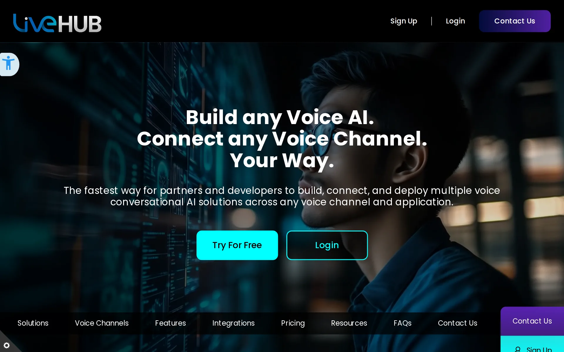 Screenshot of AudioCodes Live Hub