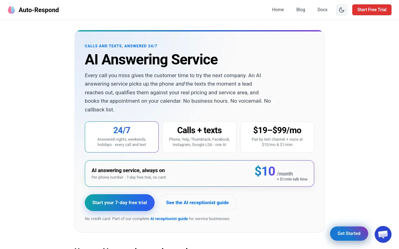 Screenshot of Auto-Respond