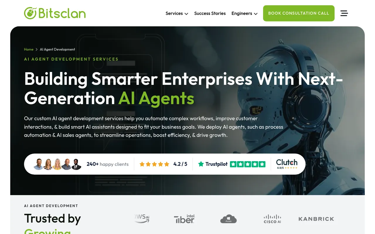 Screenshot of Bitsclan IT Solutions
