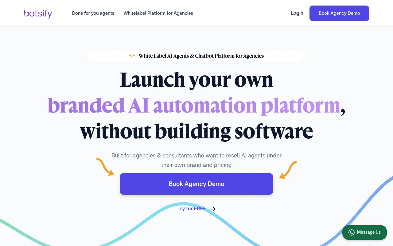 Screenshot of Botsify