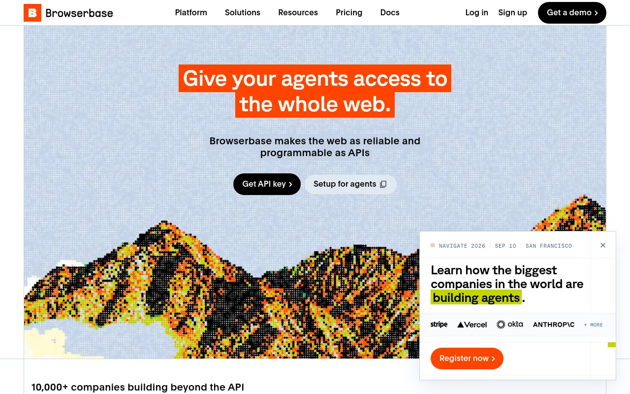 Screenshot of Browserbase