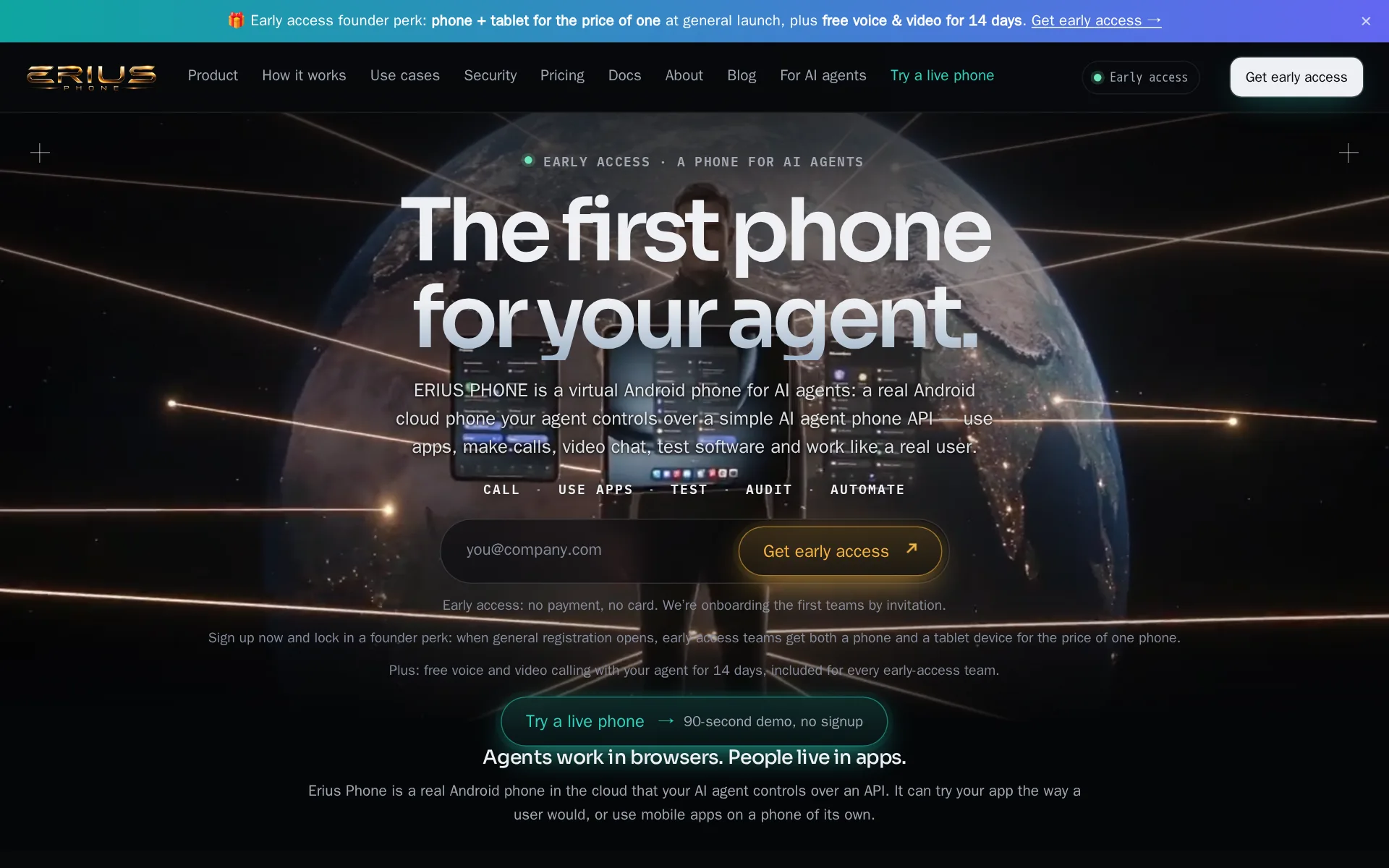 Screenshot of ERIUS PHONE