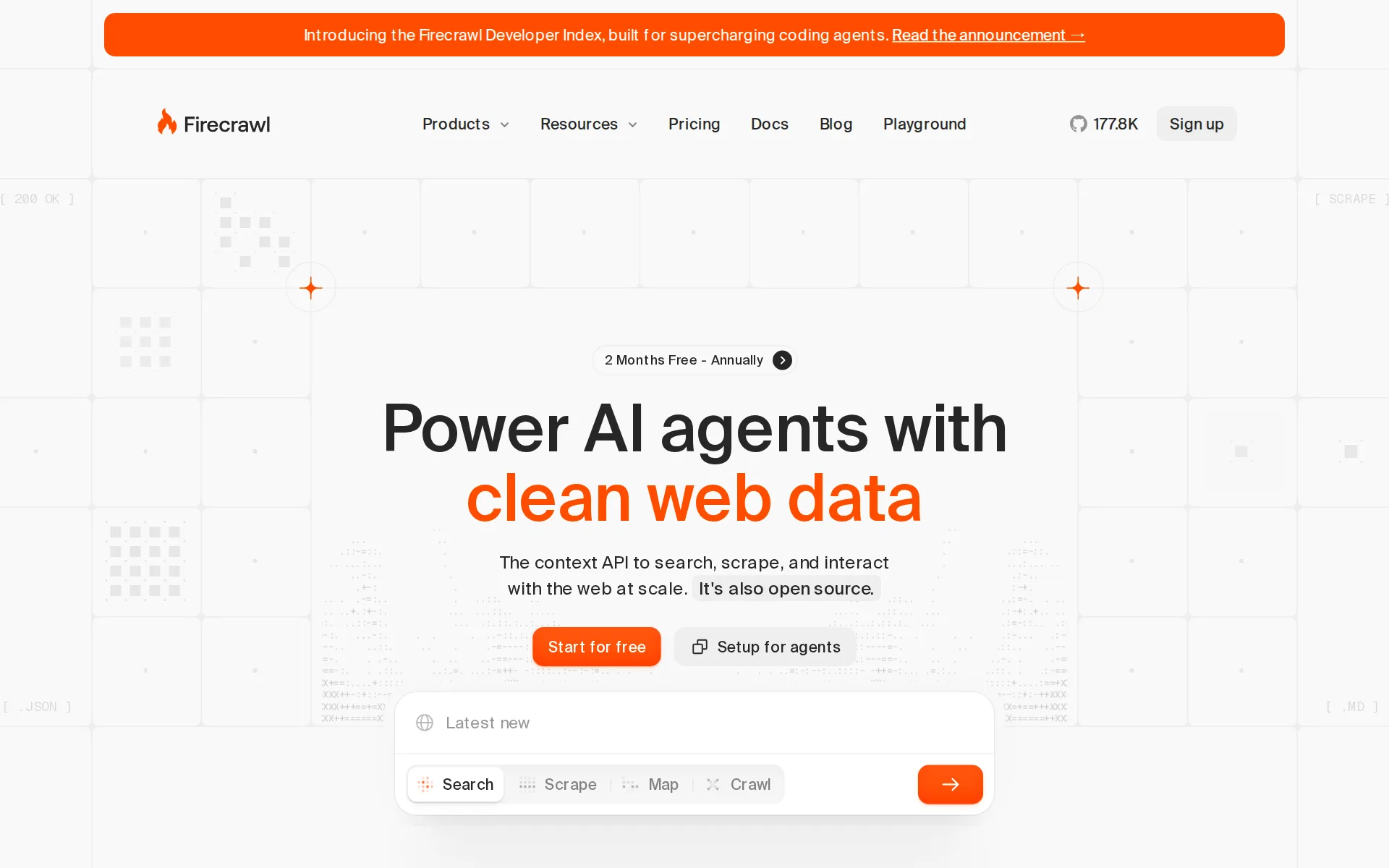 Screenshot of Firecrawl