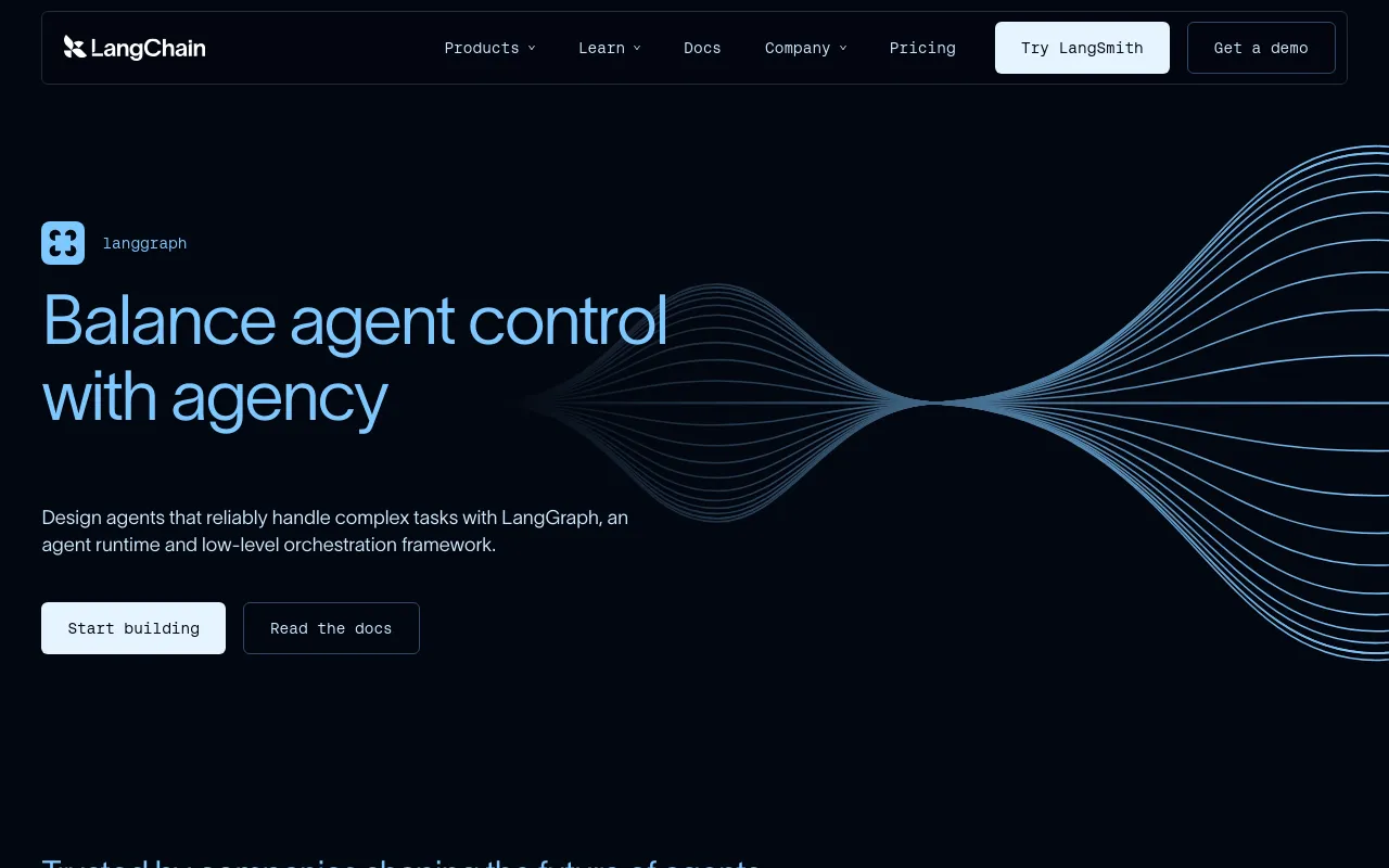 Screenshot of LangGraph