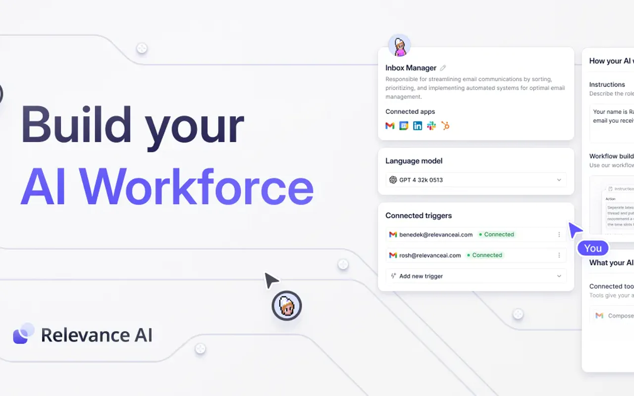 Screenshot of Relevance AI