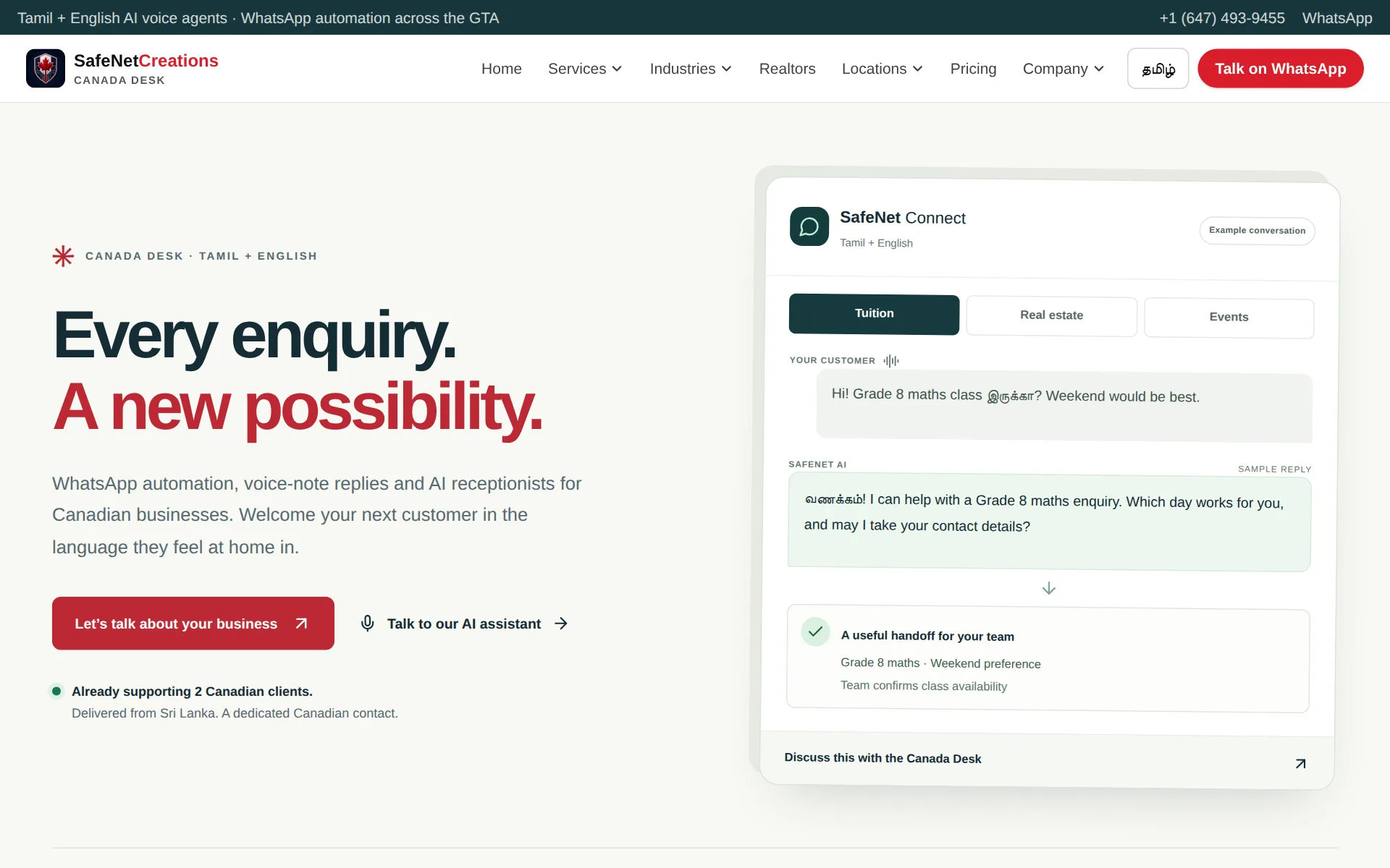 Screenshot of SafeNet Creations