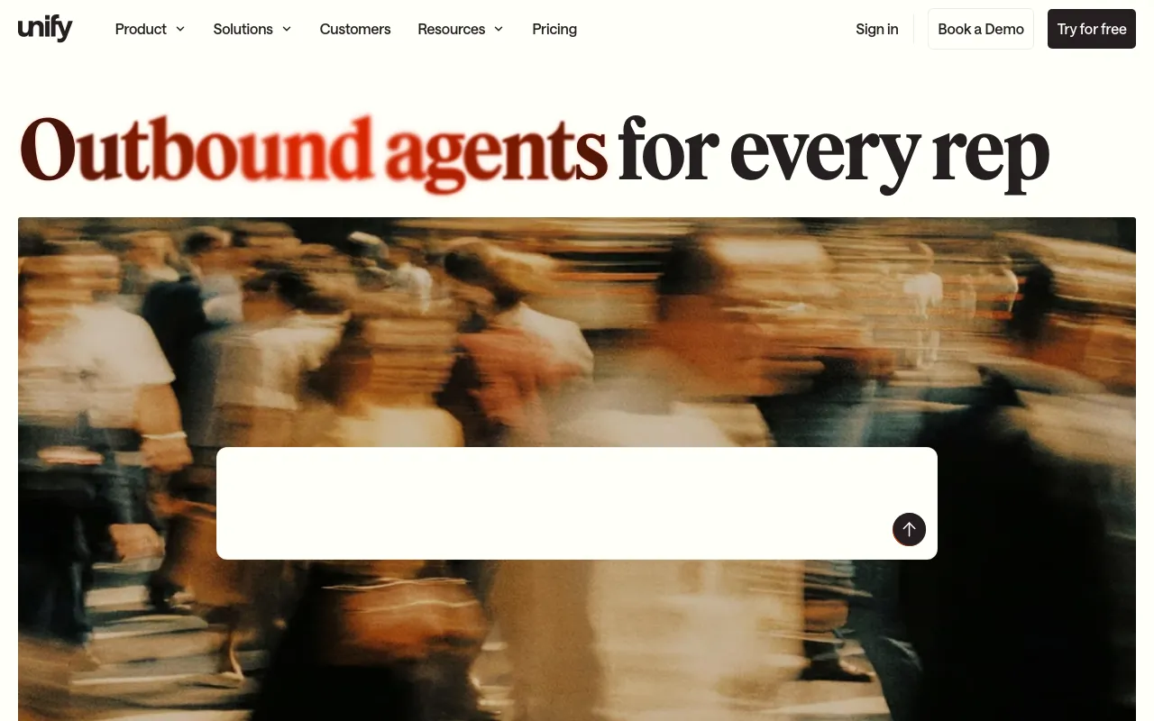 Screenshot of Unify
