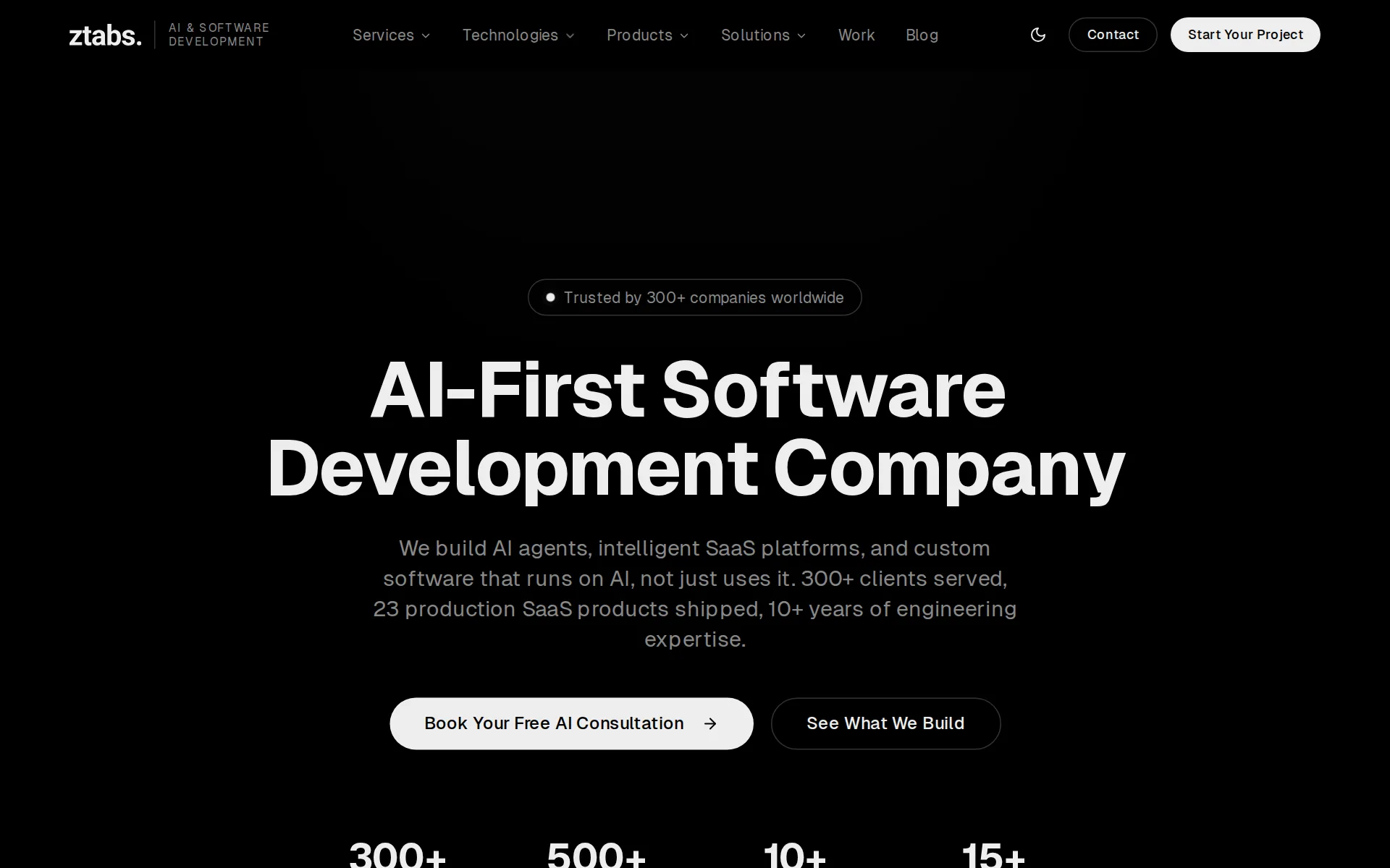Screenshot of ZTABS